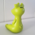 Ikea green pink piggy bank